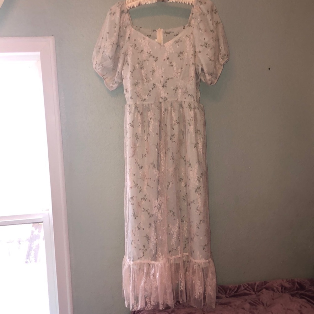 Cottagecore coquette dress nwt